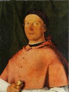 Lorenzo Lotto Portrait of Bishop Bernardo de Rossi oil painting